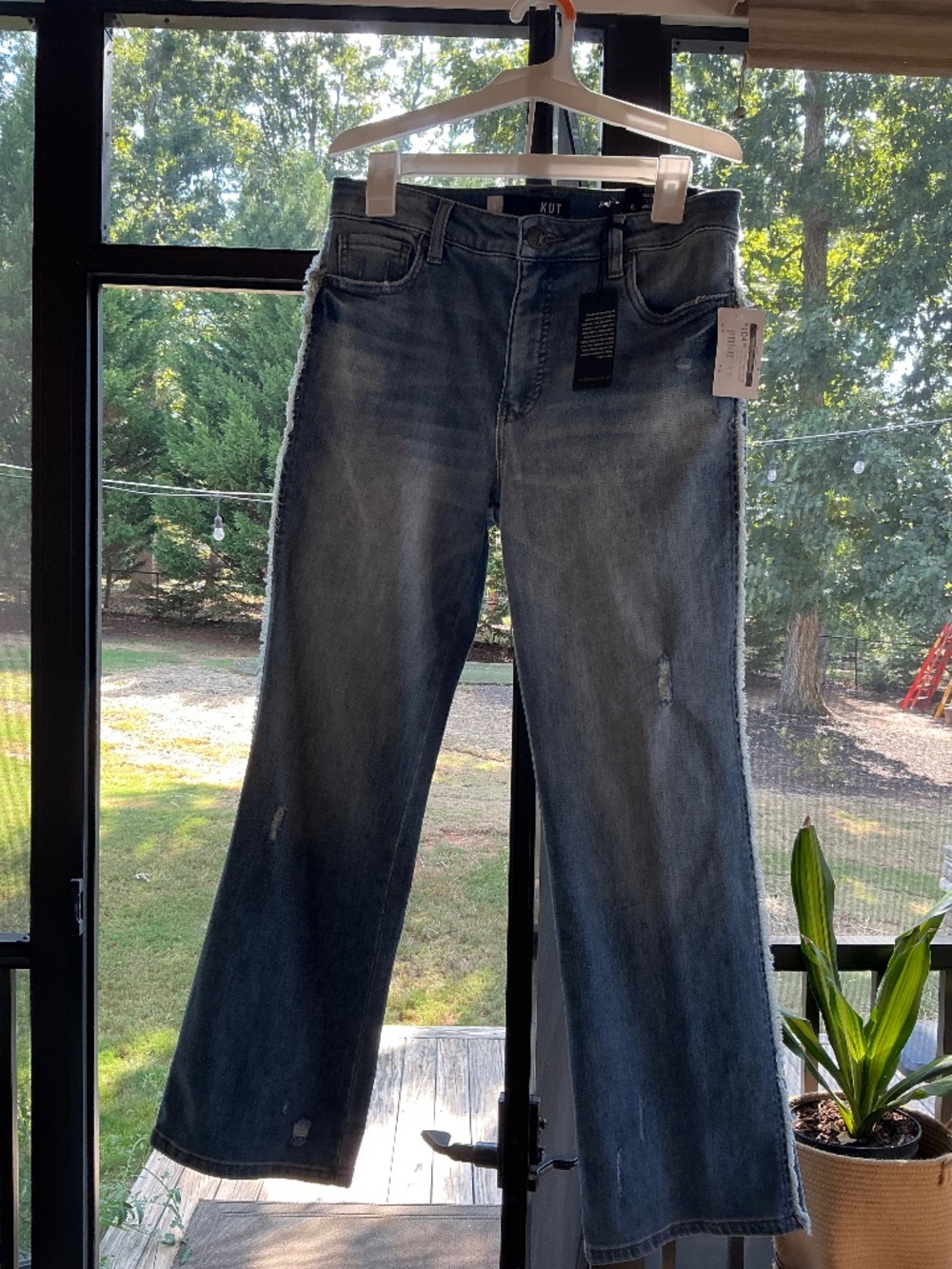 Kut From The Kloth Kelsey Fab Ab Ankle Flare jeans